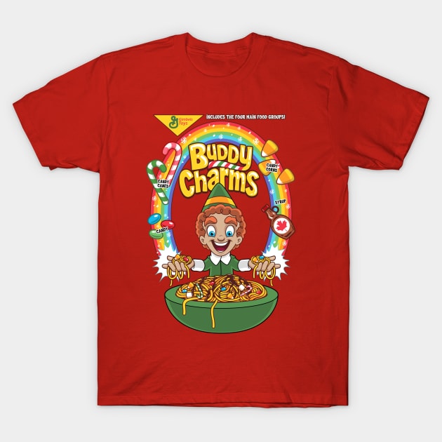 Buddy Charms T-Shirt by harebrained